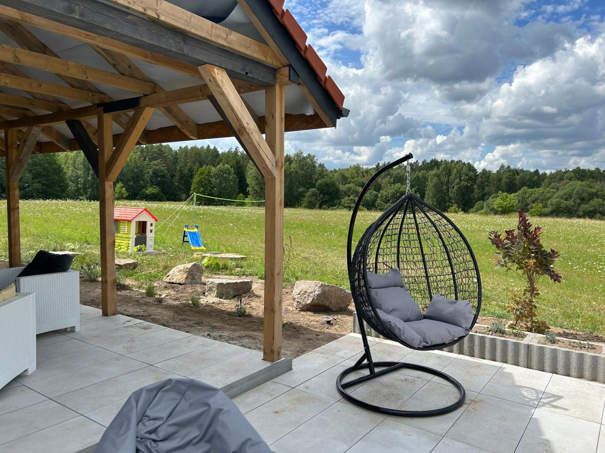 Villa Koniec Swiata Dom 84M2 Z Balia Mikołajki Esterno foto